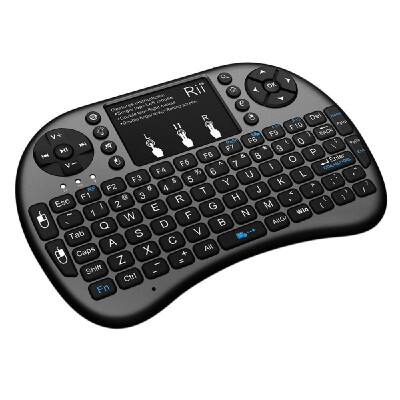 

Rii i824G Mini Wireless Keyboard with Touchpad US Layout for PC Pad R7O7