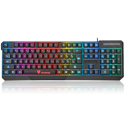 

2016 hot sale ABS MotoSpeed K70 Ergonomic design 7 LED color Backlight Gaming Keyboard USB Powered for Desktop Laptop