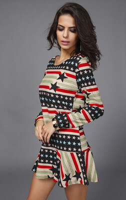 

Buenos Ninos Big Pendulum Falbala Large Size Women Free Size Dress