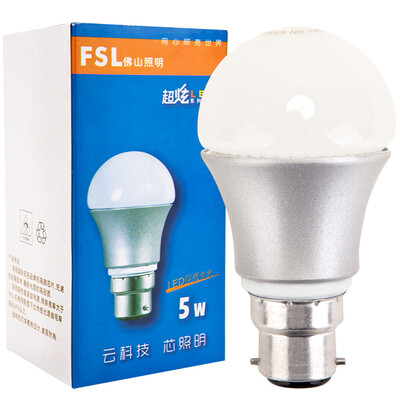 

Foshan Lighting FSL LED Port Bubble B22 Energy Saving Bulb 5W Warm White 3000K
