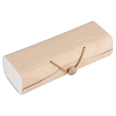 

Portable Wooden Sunglasses Box Case Eye Glasses Clam Shell Protector