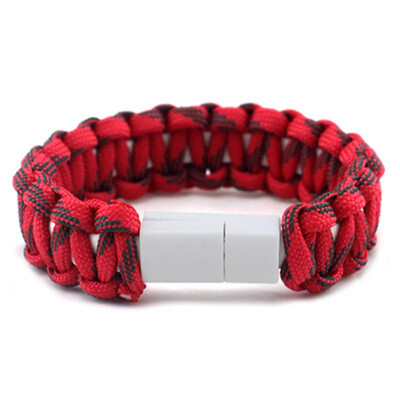 

USB Cable Bracelet Charging Sync Data Cable Cord For Samsung Galaxy S5 S6 Edge J5 A3 Xiaomi Redmi