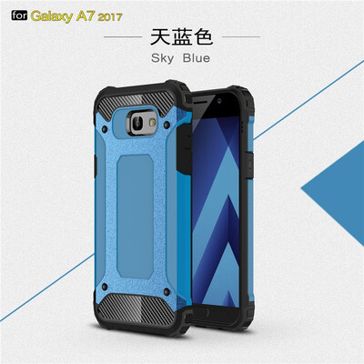 

Fivice Samsung Galaxy A7 2017A720 case Luxury Silicone Diamond Armor PC Hard Shell Phone Case