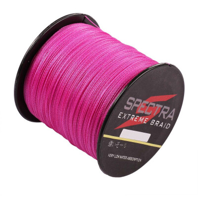 

4Strand 100M-2000M 6LB-300LB Test Pink 100PE Dyneema Braided Fishing Line