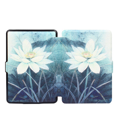

Smart Printed leather cover case ultra thin cover case for Amazon Kindle Paperwhite 1/ 2/3paperwhite3(New model)+free stylus+film