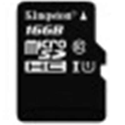 

Kingston 16GB TF Micro SD memory card U1 C10 high-speed upgrade version for continuous shooting for a smoother lifetime warranty