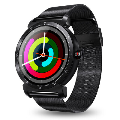 

Bozhi wheel BOZLUN smart watch HD color screen UI sports heart rate sleep monitoring Bluetooth call information remind Apple Andrews universal W32S clamshell black steel belt