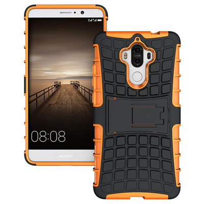 

Fivice Huawei Mate 9 Case TPU anti-fall tire pattern back clip bracket phone case