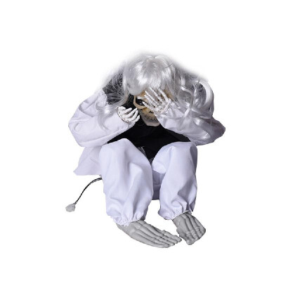 

Halloween Bar KTV Decorative Prop Shaking Crying Skull Ghost Weeping Girl Soul House Back Room Horrible Trick Props