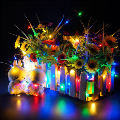 

4M 40 - LED Lights Battery Powered Copper Wire String Lights Home Decoration