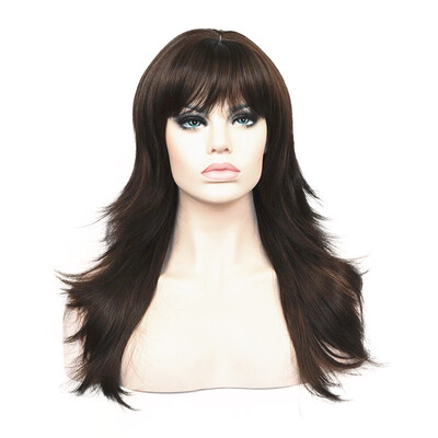 

StrongBeauty Synthetic Wigs Womens Long Alice Turned Black S Full Hair Wig COLOUR CHOICES