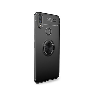 

Fivice Vivo V9 case TPU metal ring shell magnetic bracket soft shell