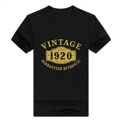 

1920 Authentic 98 Years Old 98th B-Day Birthday Gift Mens T-Shirt