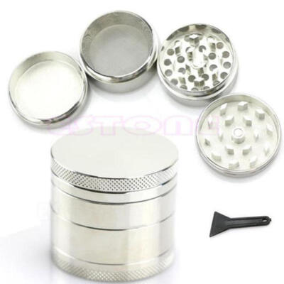 

NEW Tobacco Grinder Herb Alloy 4 Layers Tobacco Crusher Shake Hand Muller Random