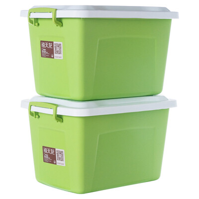 

[Jingdong Supermarket] Jubilee Dragon Citylong plastic storage box trumpet suitcase portable debris Baina box 2 fitted Ti Fan Green 16L 6166