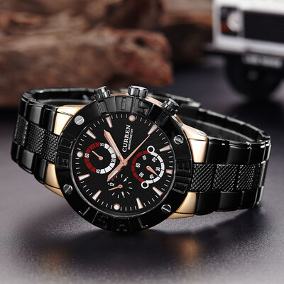 

New Black Mens Skeleton WristWatch Stainless steel Antique Steampunk Casual Automatic Skeleton Mechanical Watches Male