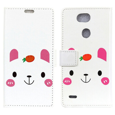 

MOONCASE LG X power3 painted leather case - radish rabbit