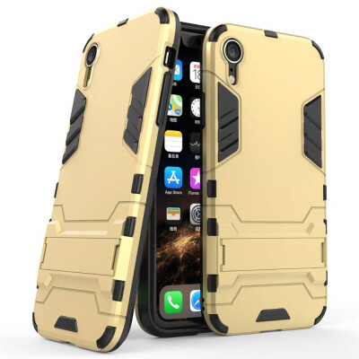 

Case for Apple iPhone XR 61 inch 2 in 1 Shockproof with Kickstand Feature Hybrid Dual Layer Armor Defender Protective Cover