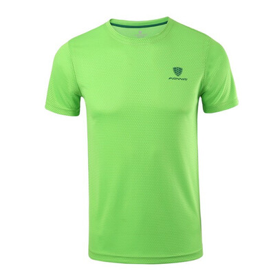 

FANNAI T shirt men Sport Tops Tees Quick Dry Running Shirts men basketball Gym T-shirt Mens Custom sports short sleeve MMA