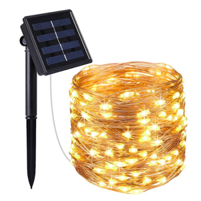 

Outdoor Solar Powered 33Ft 100 LED 10M Copper Wire Light String Fairy Xmas Party