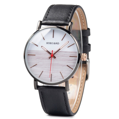 

BOBO BIRD wooden quartz pointer watch Q16