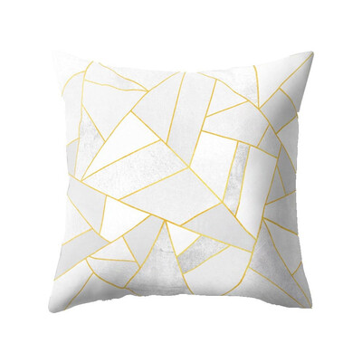 

Nordic Style Geometric Cushion Cover Polyester Pillow Case Black And White Home Decorative Pillows Cover For Sofa Car