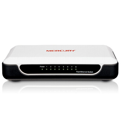 

Mercury MERCURY S108M 8-port 100M switch network cable network splitter home dormitory monitoring project shunt