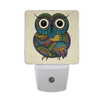 

ALAZA LED Night Light With Smart Dusk To Dawn SensorOwl Plug In Night Light