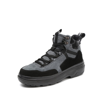 

Women Spring Autumn Casual Shoes High Top Fashion Sneakers Women Breathable Genuine Leather Platform Shoes Tenis Feminino