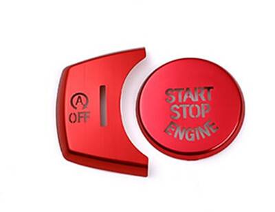 

Eppar New Protective Start Button Cover Stickers Compatible with BMW X4 F26 2014-2018