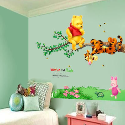 

WINNIE THE POOH Bear Vinyl Wall Decals Sticker Decor Kid Nursery Room Decor UKLX