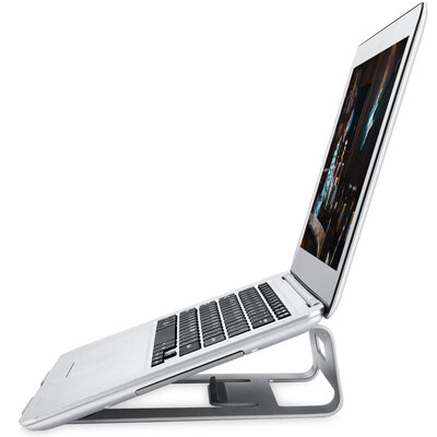 

Шаг стрелки (Bujian) Z1 алюминиевая рама кулера ноутбук подставка Apple MacBook Notebook Stand Silver