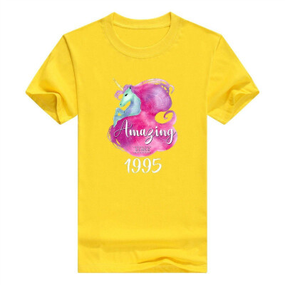 

23rd Birthday Gift Unicorn Tshirt Amazing Since 1995 Tee