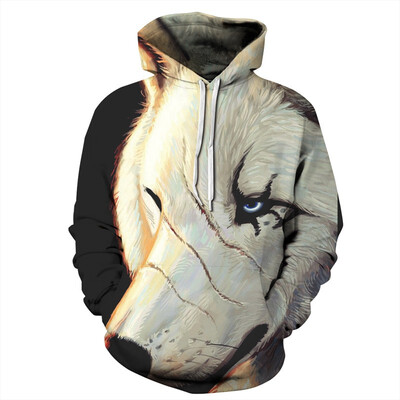 

QYDM0202Mens Hoodie 3D Printed Women Pullover Sweater