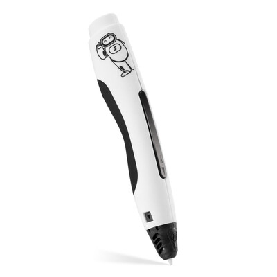 

Ailink 3D Printing Pen 1 Button Operation 3D Drawing Pen with 2 Pack of PCL Filaments & 2 Free Thermal Protective Fingerstalls