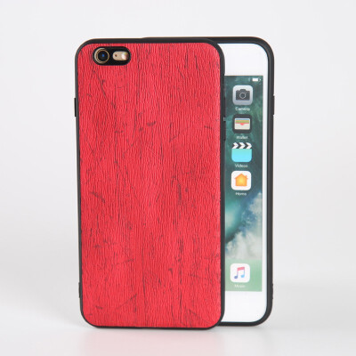 

Packages Cases For iPhone 6 6S 7 8 Plus X Xr Xs Max Case PU Leather Wood texture Soft TPU Silicone Shell Case PU Leather Wood text