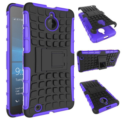 

Fivice Nokia Lumia 850 Case TPU anti-fall tire pattern back clip bracket phone case