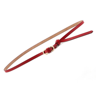 

Badinka 2018 New Korean Simple Cute Knot Belt Ladies Long Black Red Pink White Thin Skinny Waist Belts for Women Party Dresses