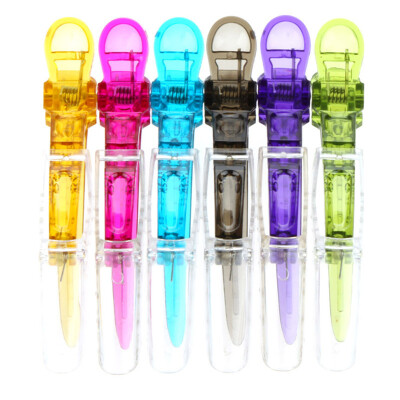 

6Pcs Transparent Sectioning Clips Clamps Hairdressing Salon Hair Grip Crocodile DIY Accessories Hairpins Plastic