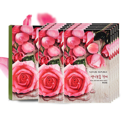 

Природа Республика естественная сущность естественной Rose Mask 23МЛ * 10 Пьян Республика