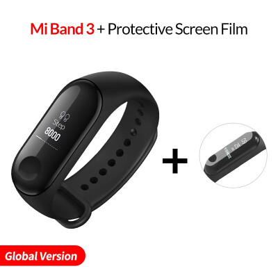 

Original Xiaomi Mi Band 3 Smart miband3 Bracelet Heart Rate Fitness Watch 078 inch OLED Display 20 Days Standby band2 Upgrade