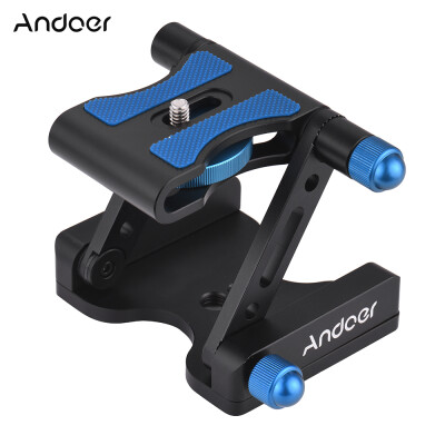 

Andoer Z-7 Aluminum Alloy Tilt Head Z-shaped Foldable Quick Release Plate Tilt Tripod Head for Canon Nikon Sony DSLR ILDC Camera