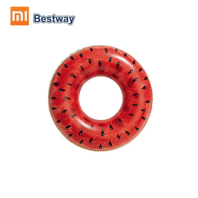 

Xiaomi Water Play Swimming Ring Equipment Summer Sport Inflatable 90KG Load Bestway Pool Float Handle Fruit Air Mat Kid Pool Toy R