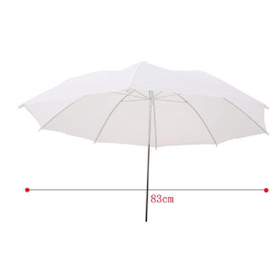 

33in83cm Photo Studio Flash Translucent Reflector White Soft Umbrella E9YP