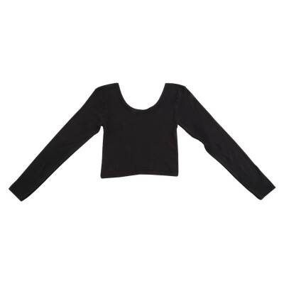 

Fashion Women Long Sleeve Cropped Top T-shirt Belly Tops Blouses Shirts Hot