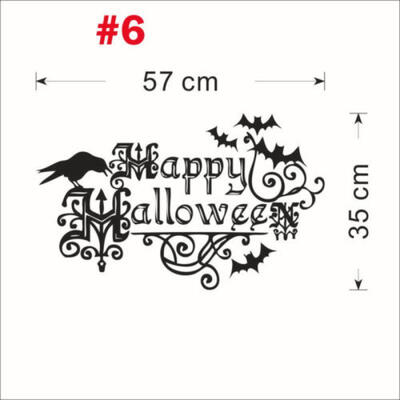 

Halloween Window Stickers Decor Scary Blood Wall Handprint Party Bloody Decals