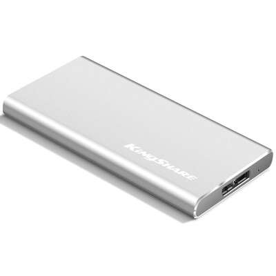 

Kingshare S7 Series 120G USB30 Portable Mobile Solid State Drive Silver KSM7120S