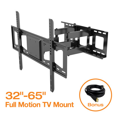 

FLEXIMOUNTS V3 Full motion Tilt HD OLED TV wall mount bracket for most 32" 37" 40" 42" 46" 50" 55" 60" 65" LED LCD Plasma Flat Screens