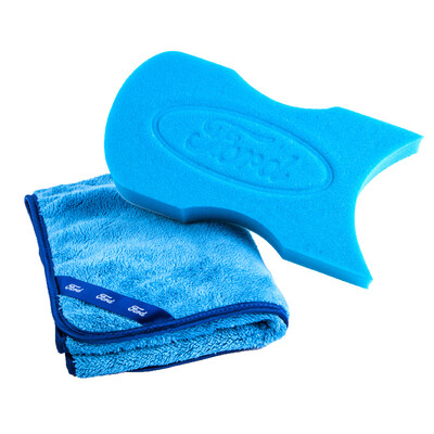 

FORD car wash towel double-sided long fine fiber towel 40 40 cm sponge