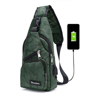 

Portable Mens Chest Bag Outside Leisure Travel Cycling Multi-functional Couples Small Bags Mini Messenger Bag